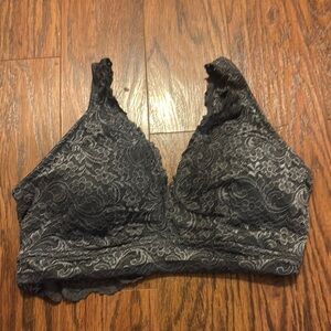 Lace Bralette in Gray